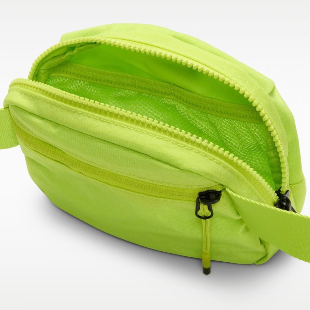 Nike Aura Crossbody Bag Bright Neon Green Waist Bag - Picture 10 of 11